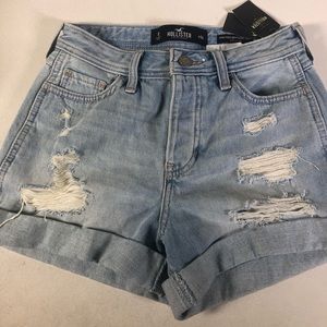 Hollister High Rise Boyfriend Shorts NWT